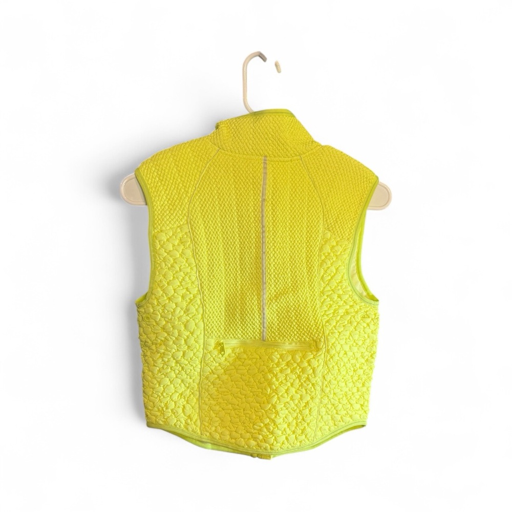 NWT FP Movement by Free People Smock Show Packable Run Vest Full Zip Neon - Picture 5 of 6